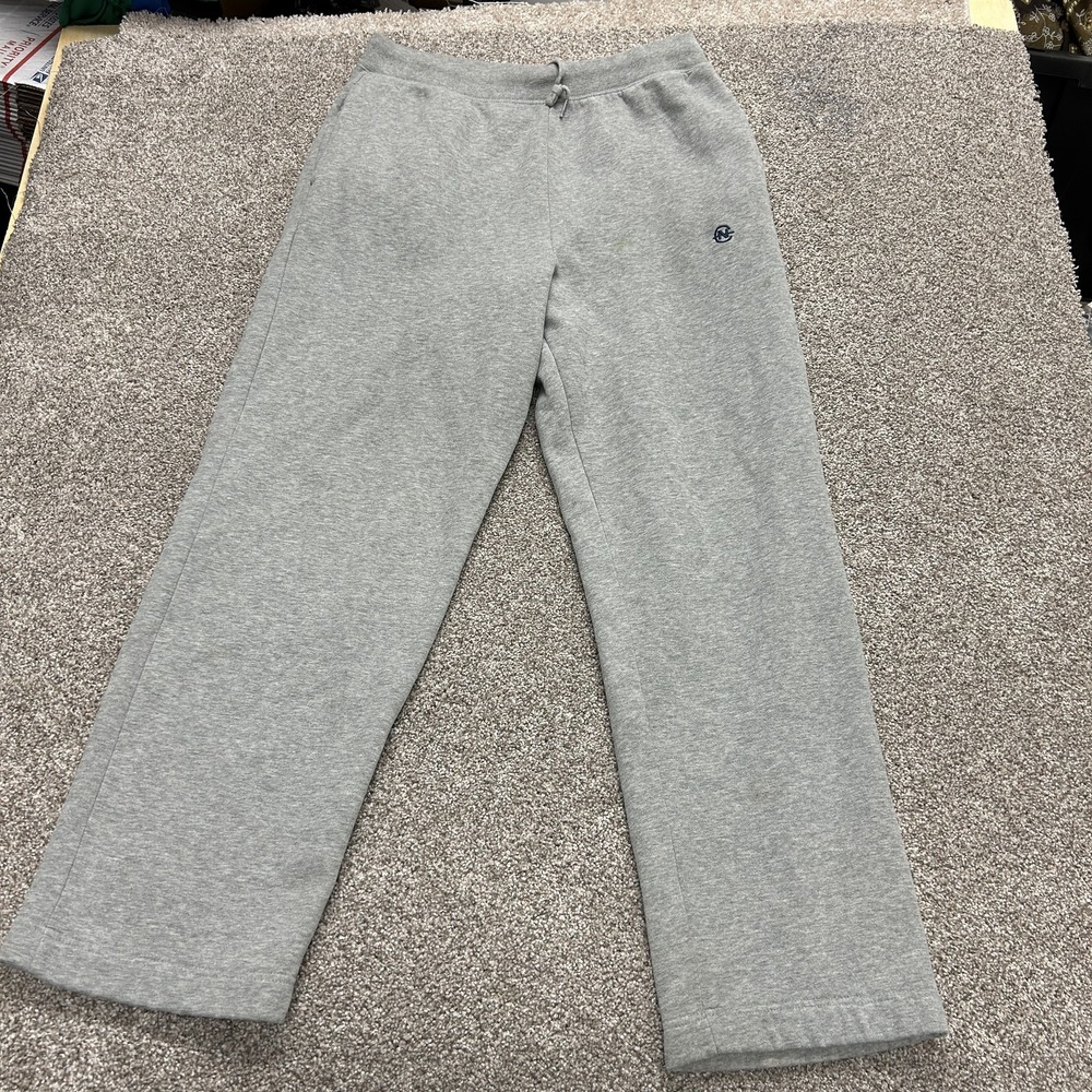 Nautica Competition Sweatpants Mens XL Gray Fleece Elastic Waist Pockets Logo